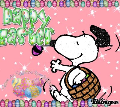 Easter Snoopy Gif