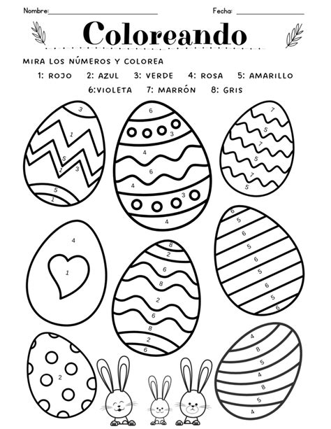 Easter Spanish Worksheets