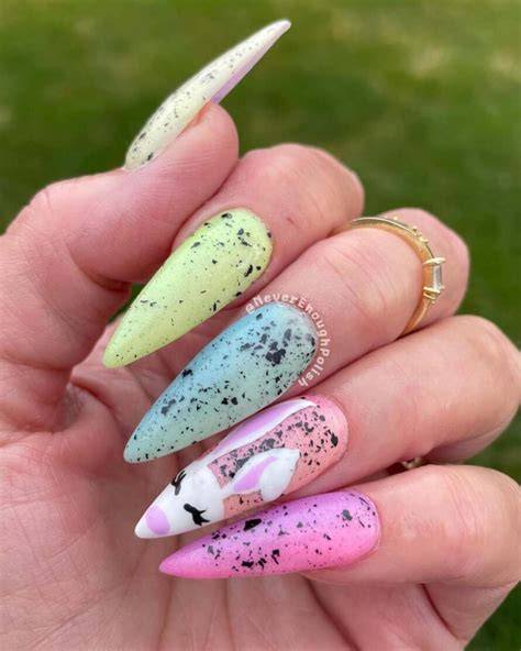 Easter Stiletto Nails