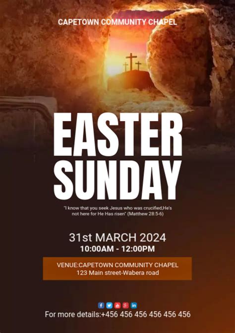 Easter Sunday Flyer