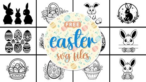 10 Incredible Easter Svg Files Free For Your DIY projects!