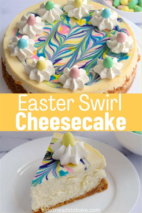 Easter Swirl Cheesecake