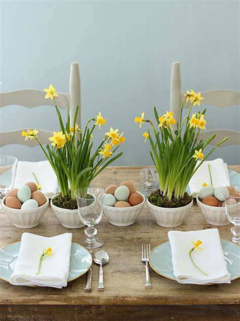 Easter Table Decorating