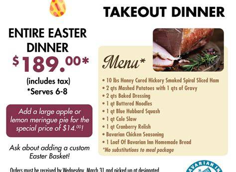 Easter Take Out