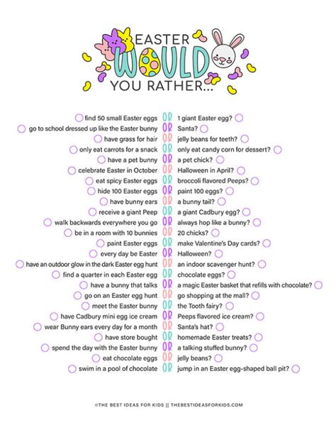 Easter This Or That Questions