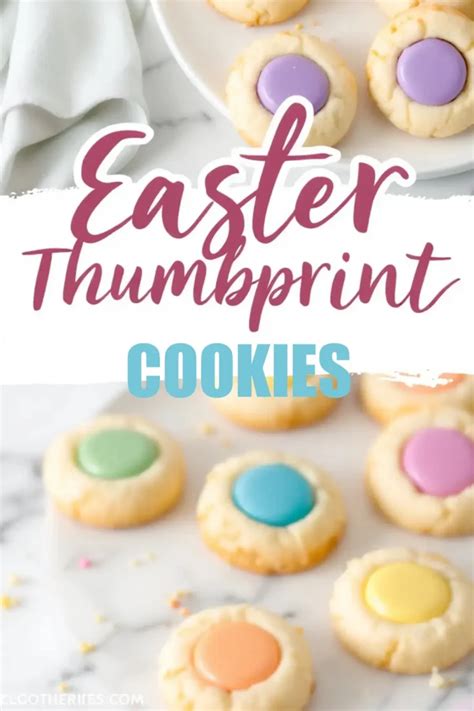 Easter Thumbprint Cookies