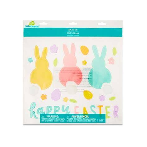 Easter Window Gel Clings