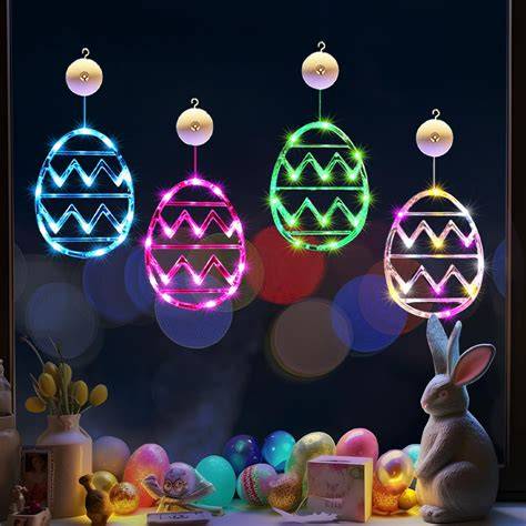 Easter Window Light Decorations