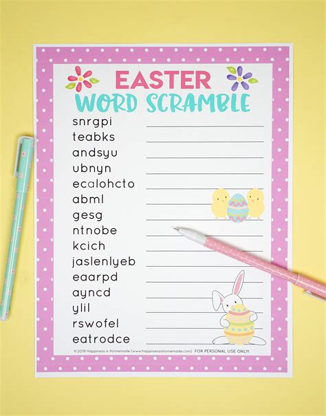 Easter Word Games