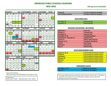 Eastern Ct Academic Calendar