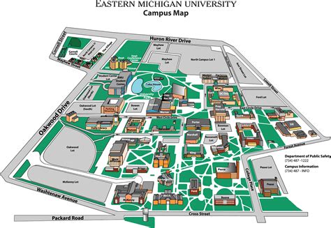 Eastern Michigan Campus Map secretmuseum