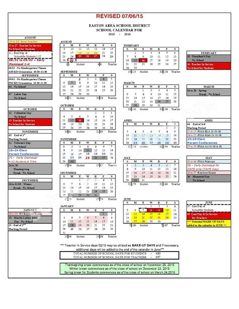 Easton Calendar Of Events
