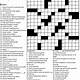 Easy Crossword Puzzles Printable Free