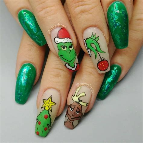 Easy Grinch Nails Tutorial: The Perfect Diy Manicure For The Holidays