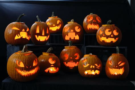 simple silly scary jack o lantern faces images pictures wallpapers