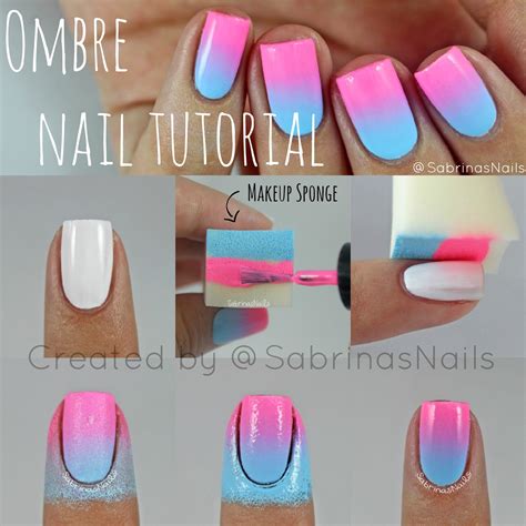 Easy Ombre Nails Step By Step
