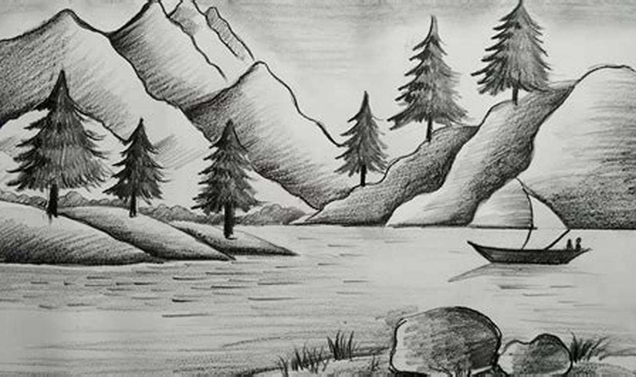 Easy Scenery Sketches for Beginners: Capturing the Beauty of Nature with Simple Strokes