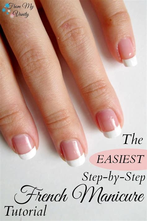 Easy Way To Do French Tips Nails