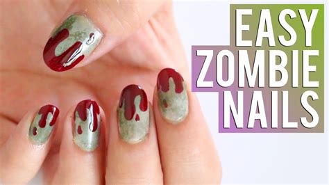 Easy Zombie Nails: A Step-By-Step Tutorial
