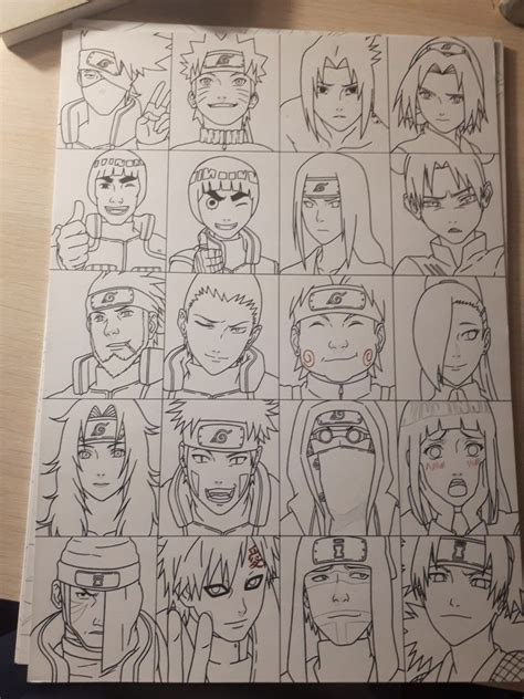 Easy All Naruto Characters Drawing
