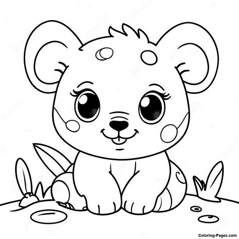 Easy Baby Animals Coloring Pages