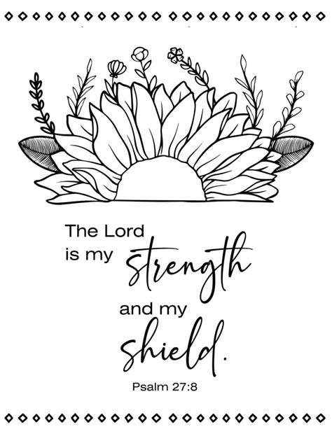 Easy Bible Verse Coloring Pages