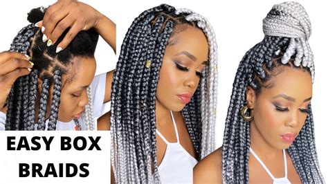 Easy Box Braids For Beginners