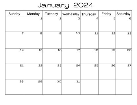 Easy Calendar For 2024