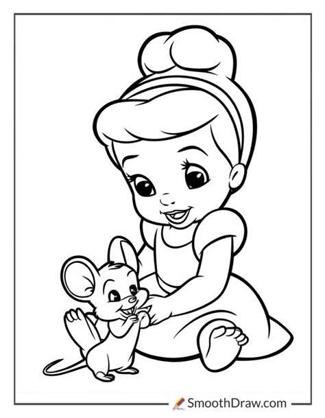 Easy Coloring Pages Cinderella