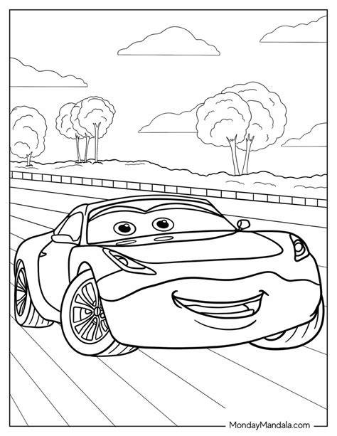 Easy Coloring Pages Of Cars