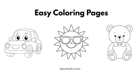 Easy Coloring Pages To Print