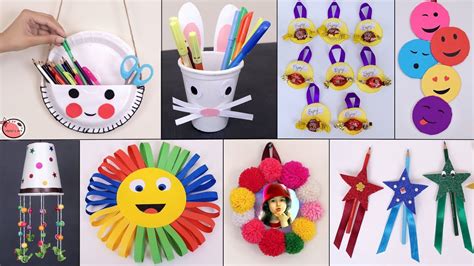Easy Craft Ideas For Kids With Waste Material