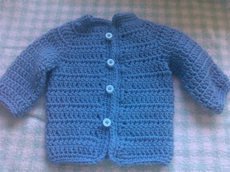 Easy Crochet Baby Sweater