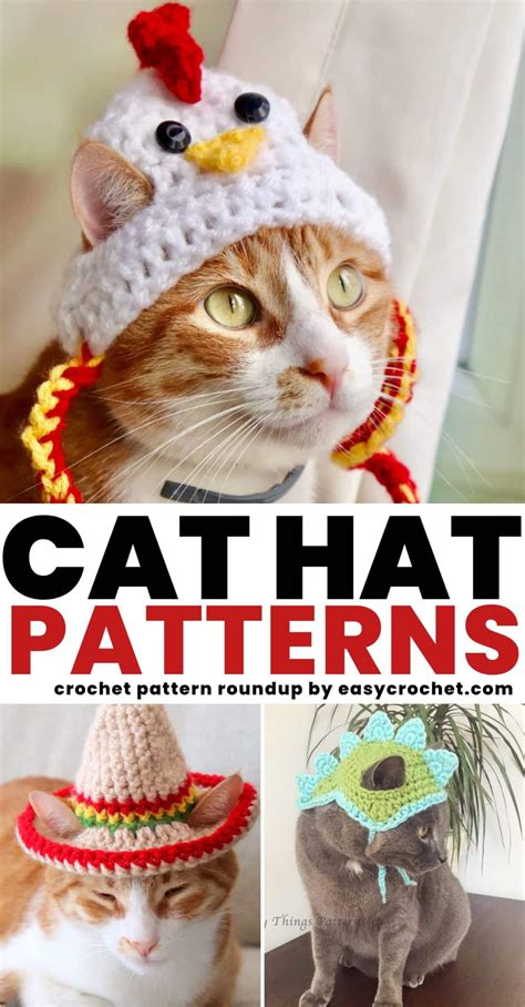 Easy Crochet Cat Hat Patterns Free
