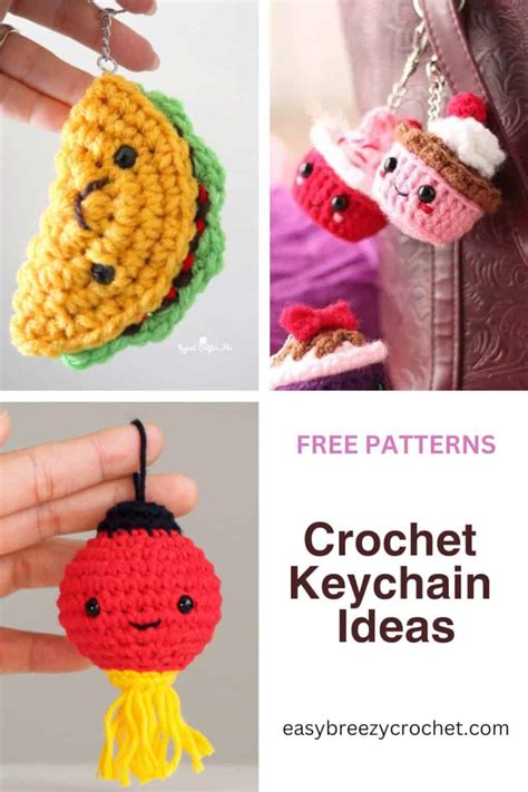 Easy Crochet Keychain