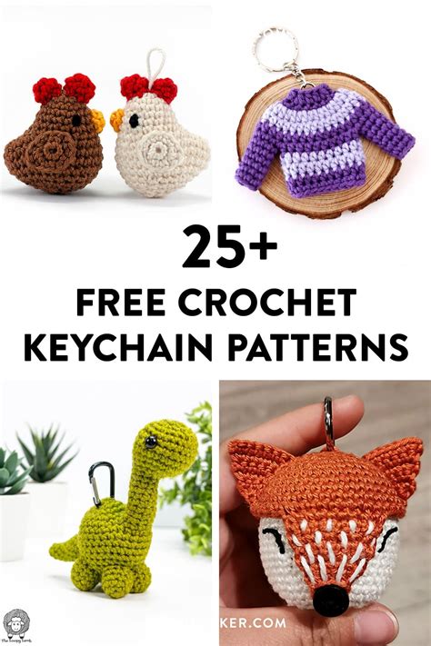 Easy Crochet Keychain Patterns Free