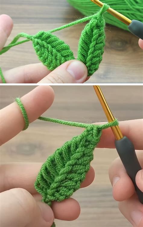 Easy Crochet Leaf