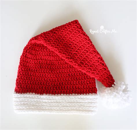 Easy Crochet Santa Hat