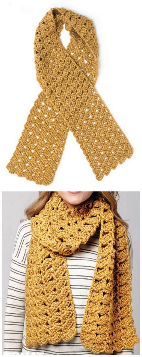 Easy Crochet Scarf Patterns For Beginners