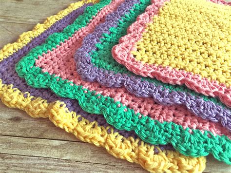 Easy Crocheted Dish Cloths