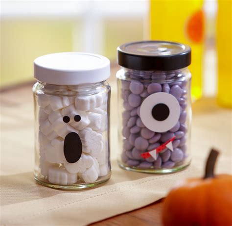 Easy DIY Ghost Candy Jar Ideas