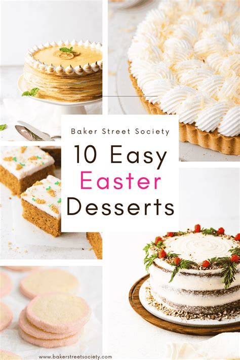 Easy Dessert Recipes For Easter