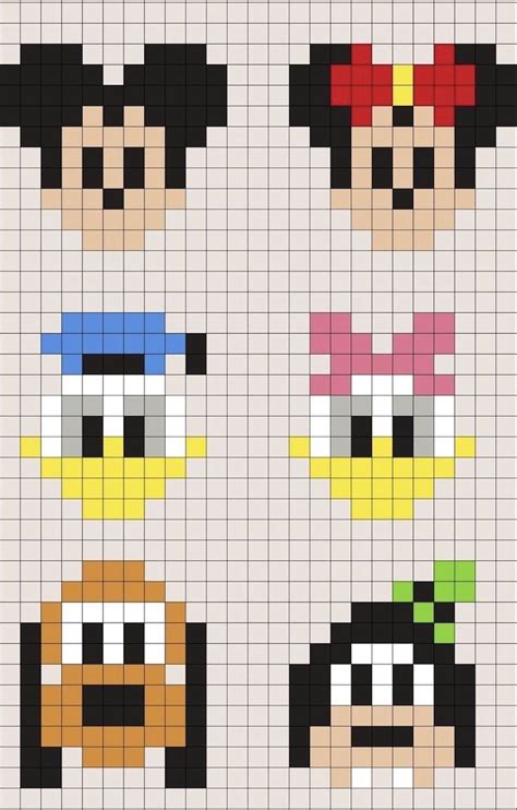 Easy Disney Pixel Art Tutorials
