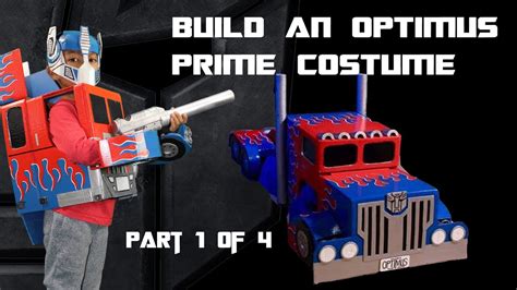 Easy Diy Optimus Prime Cardboard Costume Template