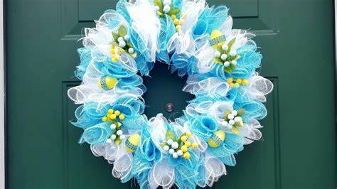 Easy Dollar Tree Easter Wreath