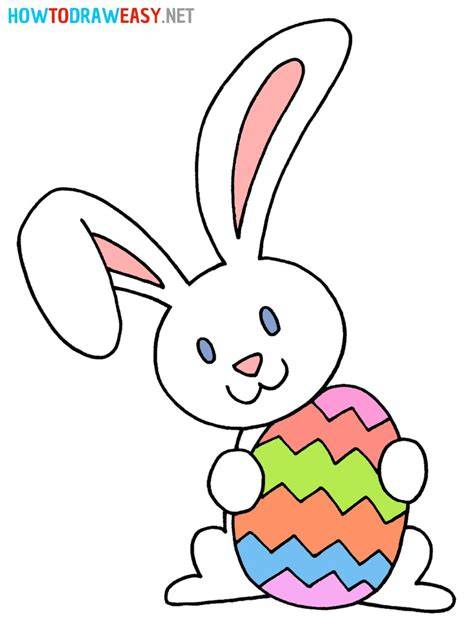 Easy Drawing Easter Bunny