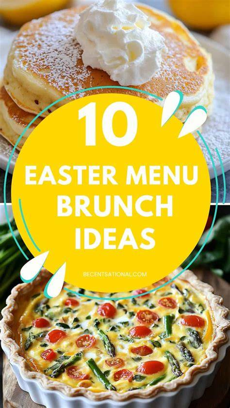 Easy Easter Brunch Menu