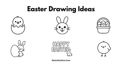 Easy Easter Drawing Ideas