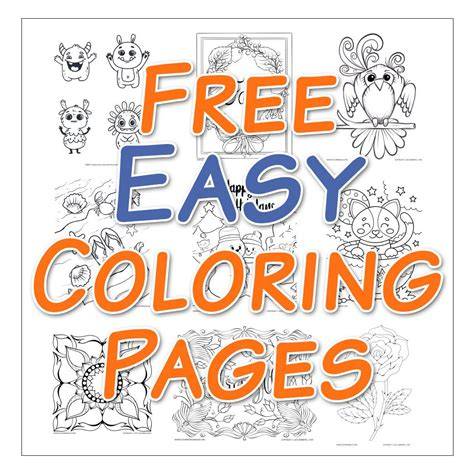 Easy Free Coloring Pages