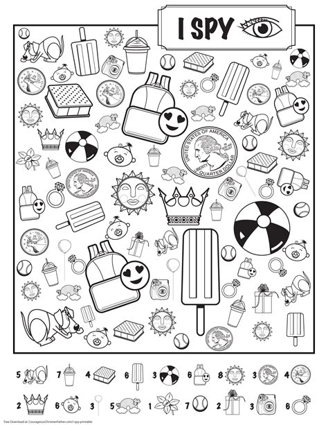 Easy I Spy Printables